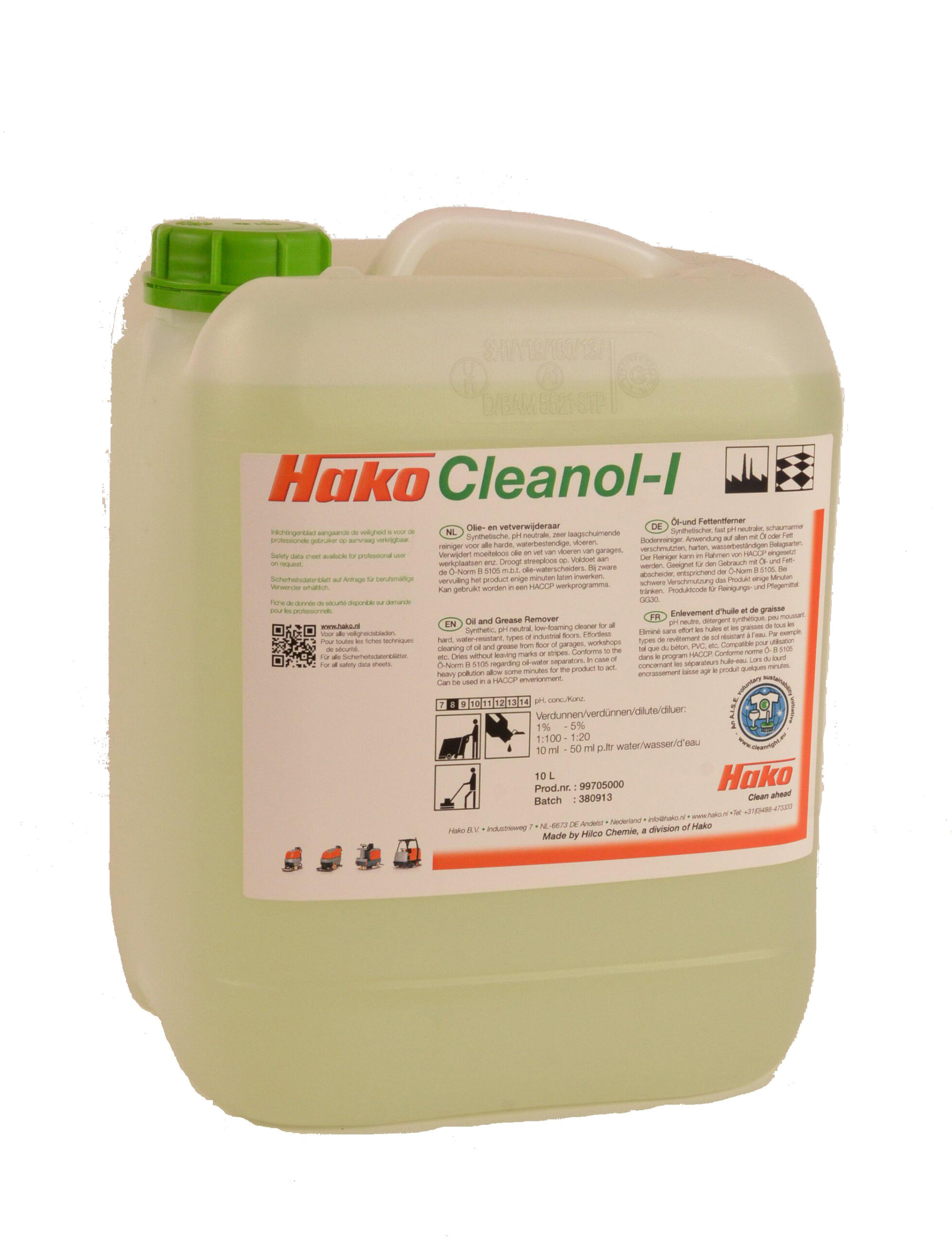 cleanol-i-10-ltrkopie Hako Cleanol-I - Image 1